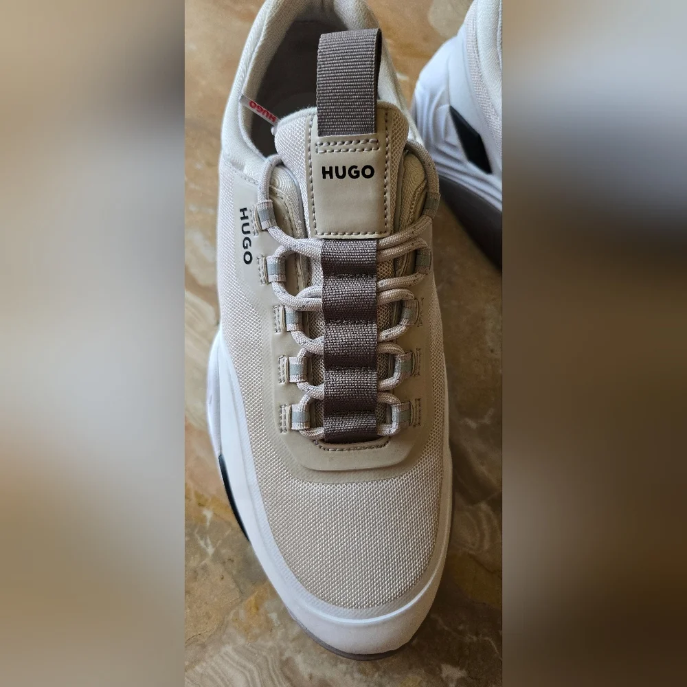 HUGO Men's Quake Runn Sneakers, Sz 9 - Picture 6 of 13